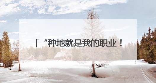 “种地就是我的职业！”看00后种粮人如何种好4000亩地→