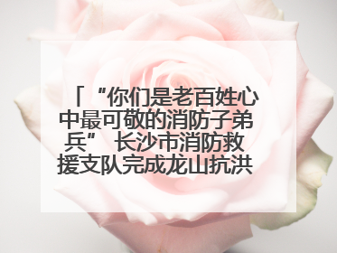 “你们是老百姓心中最可敬的消防子弟兵” 长沙市消防救援支队完成龙山抗洪使命归队