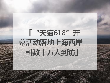 “天猫618”开幕活动落地上海西岸 引数十万人到访