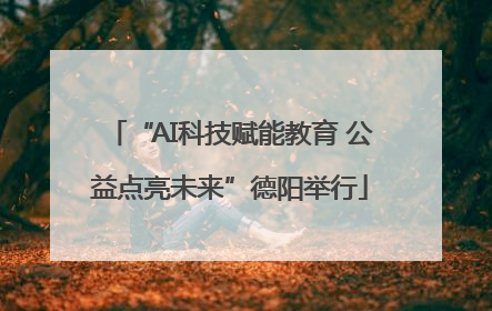 “AI科技赋能教育 公益点亮未来”德阳举行