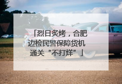 烈日炙烤，合肥边检民警保障货机通关“不打烊”