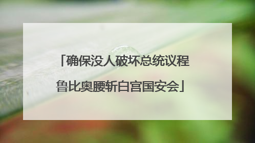 确保没人破坏总统议程 鲁比奥腰斩白宫国安会