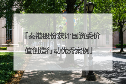 秦港股份获评国资委价值创造行动优秀案例