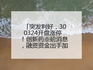 突发利好，300324开盘涨停！创新药重磅消息，融资资金出手加仓股揭晓