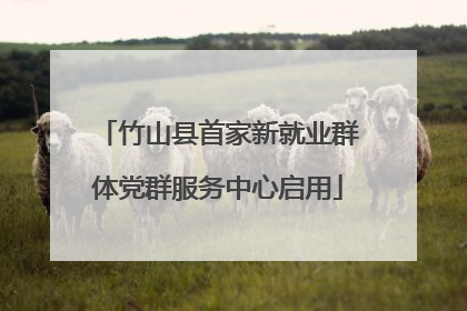 竹山县首家新就业群体党群服务中心启用