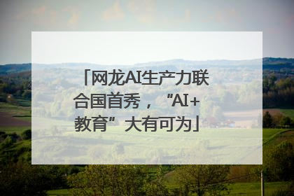 网龙AI生产力联合国首秀，“AI+教育”大有可为