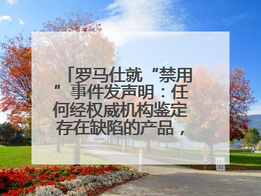 罗马仕就“禁用”事件发声明：任何经权威机构鉴定存在缺陷的产品，将依法负全责