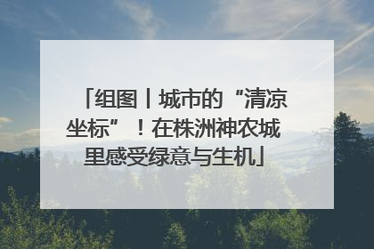 组图丨城市的“清凉坐标”！在株洲神农城里感受绿意与生机