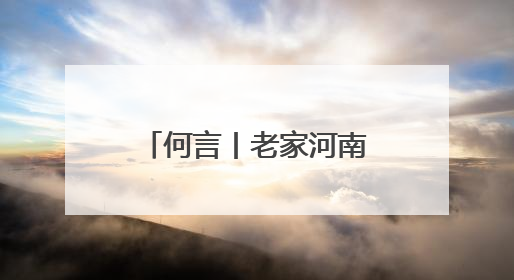何言丨老家河南 “开”新图强