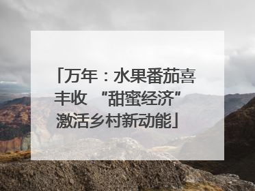 万年：水果番茄喜丰收 “甜蜜经济”激活乡村新动能