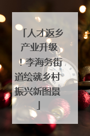 人才返乡 产业升级！李海务街道绘就乡村振兴新图景