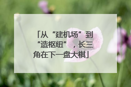 从“建机场”到“造枢纽”，长三角在下一盘大棋