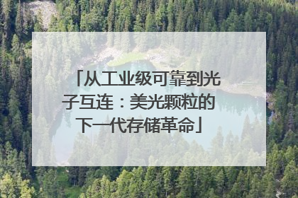 从工业级可靠到光子互连：美光颗粒的下一代存储革命