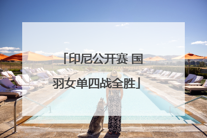 印尼公开赛 国羽女单四战全胜