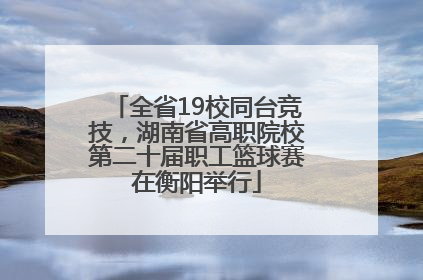 全省19校同台竞技，湖南省高职院校第二十届职工篮球赛在衡阳举行