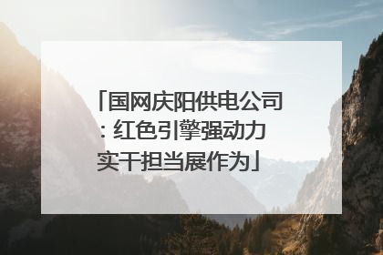 国网庆阳供电公司：红色引擎强动力 实干担当展作为