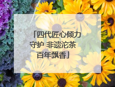 四代匠心倾力守护 非遗沱茶百年飘香