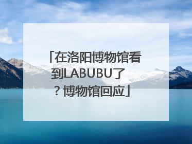 在洛阳博物馆看到LABUBU了？博物馆回应