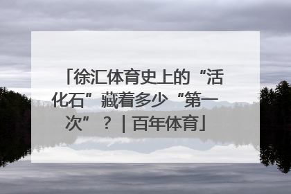 徐汇体育史上的“活化石”藏着多少“第一次”？｜百年体育