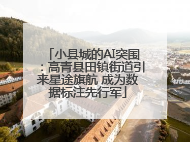 小县城的AI突围：高青县田镇街道引来星途旗航 成为数据标注先行军