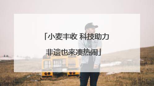小麦丰收 科技助力 非遗也来凑热闹