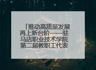 推动高质量发展再上新台阶——驻马店职业技术学院第二届教职工代表大会暨工会会员代表大会第四次会议成功召开