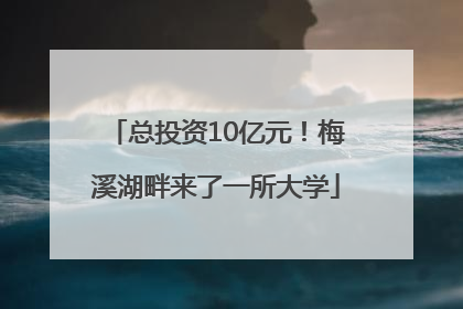 总投资10亿元！梅溪湖畔来了一所大学