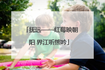 抚远——红莓映朝阳 界江听熊吟