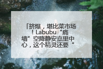 挤爆，堪比菜市场！Labubu“痛墙”空降静安嘉里中心，这个精灵还要“突袭”便利店？