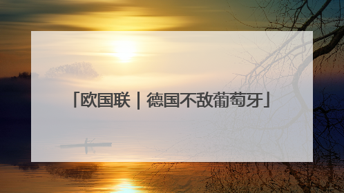 欧国联｜德国不敌葡萄牙