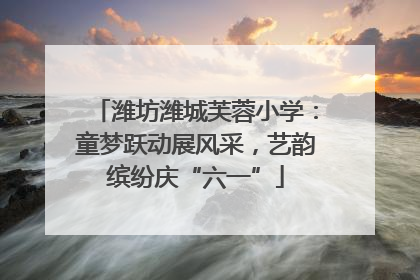 潍坊潍城芙蓉小学：童梦跃动展风采，艺韵缤纷庆“六一”