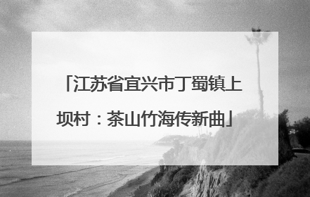 江苏省宜兴市丁蜀镇上坝村：茶山竹海传新曲