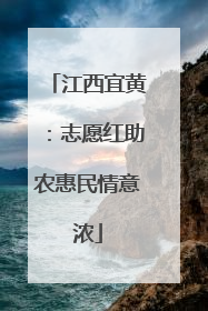 江西宜黄：志愿红助农惠民情意浓