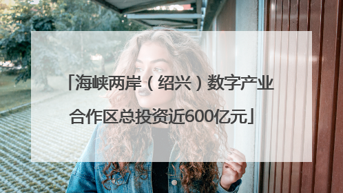海峡两岸（绍兴）数字产业合作区总投资近600亿元