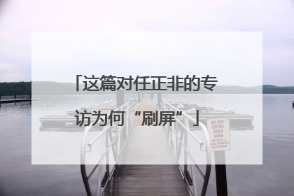 这篇对任正非的专访为何“刷屏”