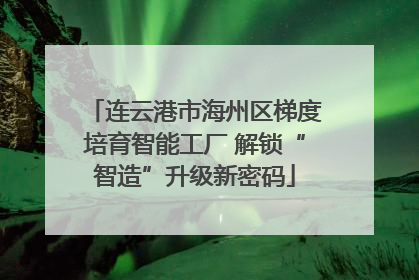 连云港市海州区梯度培育智能工厂 解锁“智造”升级新密码