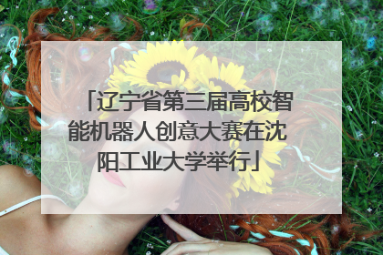 辽宁省第三届高校智能机器人创意大赛在沈阳工业大学举行