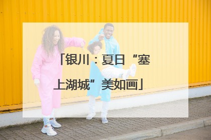 银川：夏日“塞上湖城”美如画