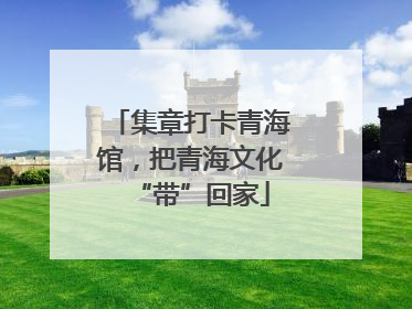 集章打卡青海馆，把青海文化“带”回家