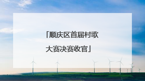 顺庆区首届村歌大赛决赛收官