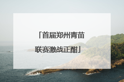 首届郑州青苗联赛激战正酣