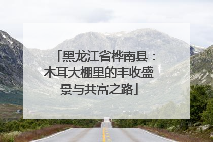 黑龙江省桦南县：木耳大棚里的丰收盛景与共富之路