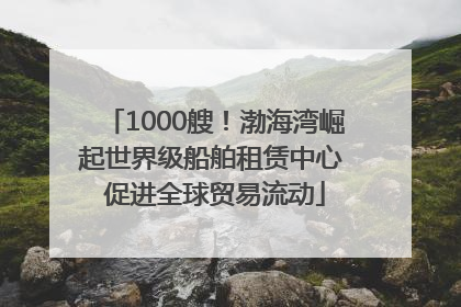 1000艘！渤海湾崛起世界级船舶租赁中心 促进全球贸易流动