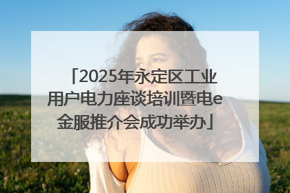 2025年永定区工业用户电力座谈培训暨电e金服推介会成功举办