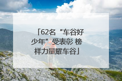 62名“车谷好少年”受表彰 榜样力量耀车谷