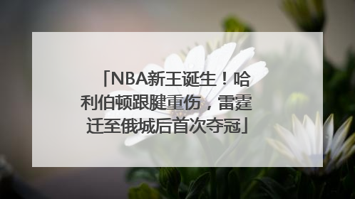 NBA新王诞生！哈利伯顿跟腱重伤，雷霆迁至俄城后首次夺冠